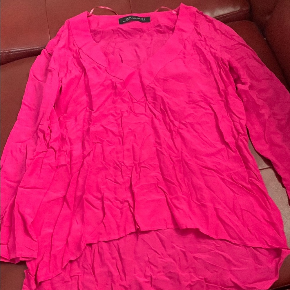 Zara Fuchsia Blouse for Women